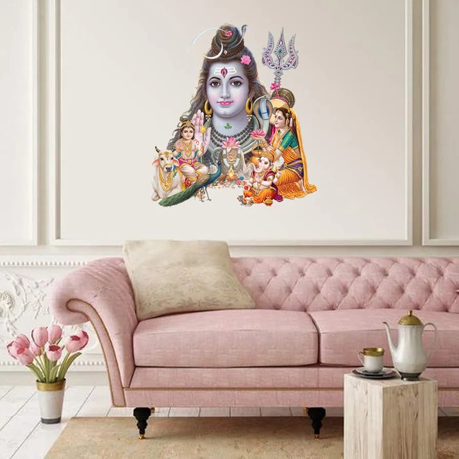 Rangoli White Glossy Vinyl Wall Sticker Premium Self-Adhesive Waterproof Parent-6 Design-12