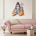 Rangoli White Glossy Vinyl Wall Sticker Premium Self-Adhesive Waterproof Parent-6 Design-12