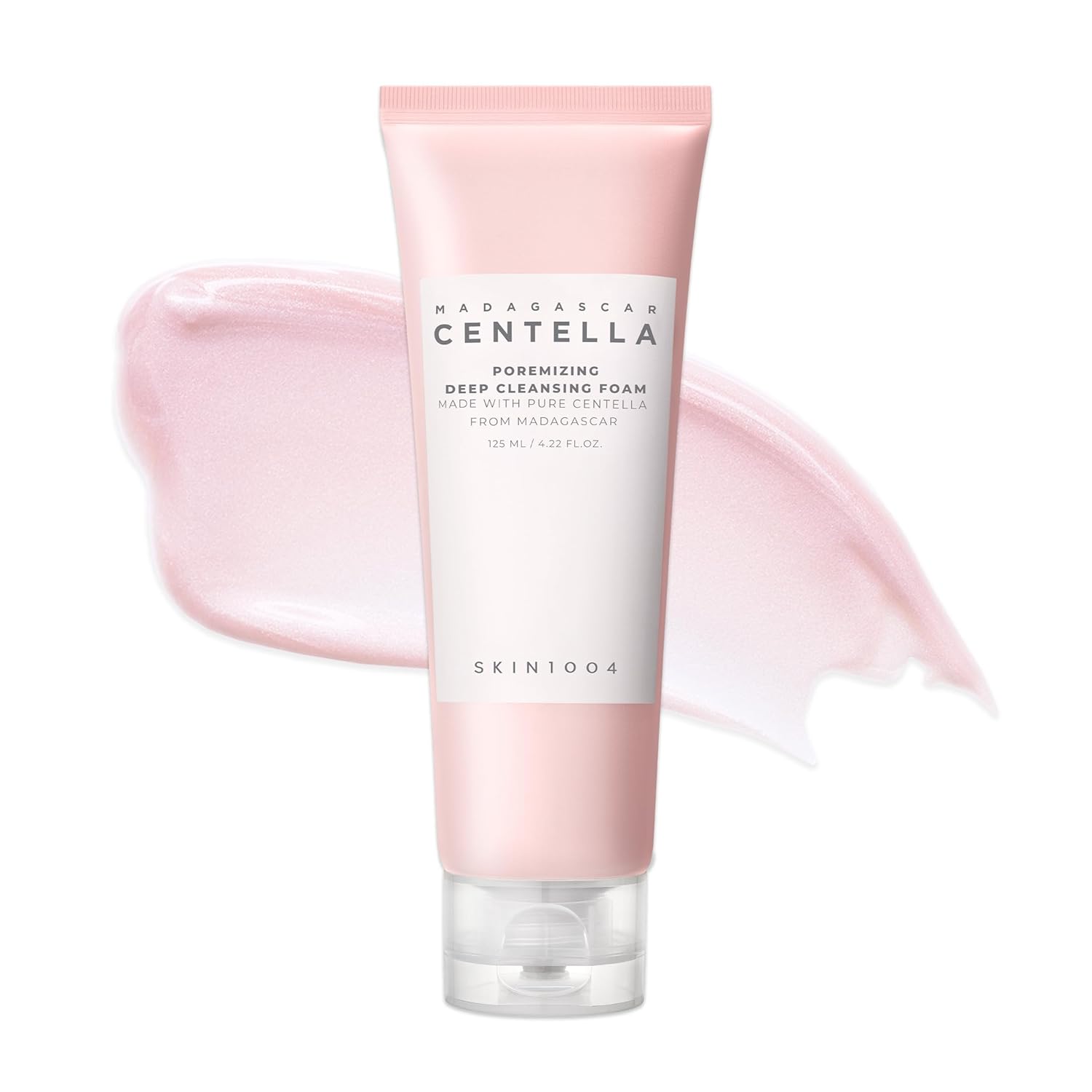 SKIN1004 Centella Poremizing Deep Cleansing Foam | Sebum Control & Pore Tightening with Kaolin & Papain for Oily Skin, 125ml
