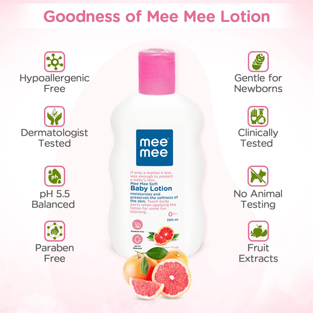 Mee Mee Chamomile and Fruit Extracts Baby Lotion - 200 ml