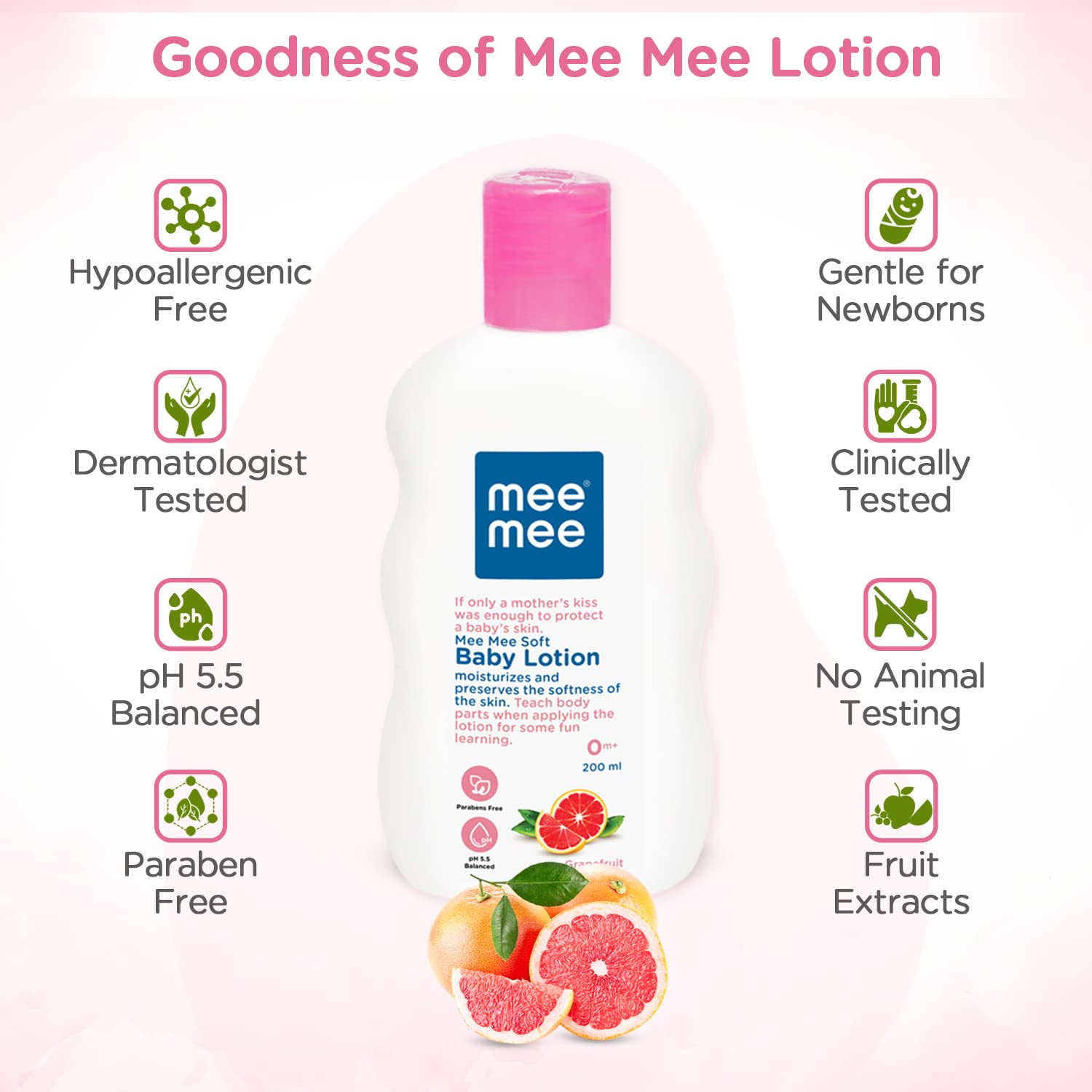 Mee Mee Chamomile and Fruit Extracts Baby Lotion - 200 ml