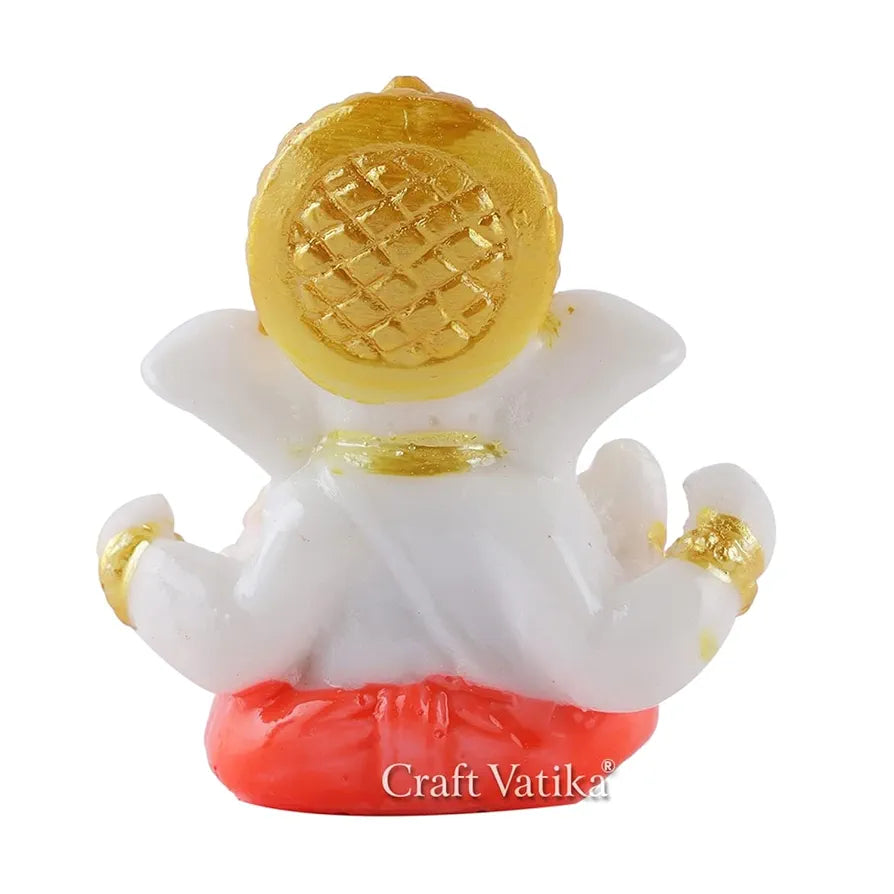 Ganesha Idol Ganesh Murti Showpiece - Car Dashboard Accessories Idols
