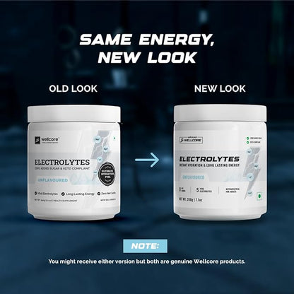 Wellcore Electrolytes Unflavoured - 200 gms