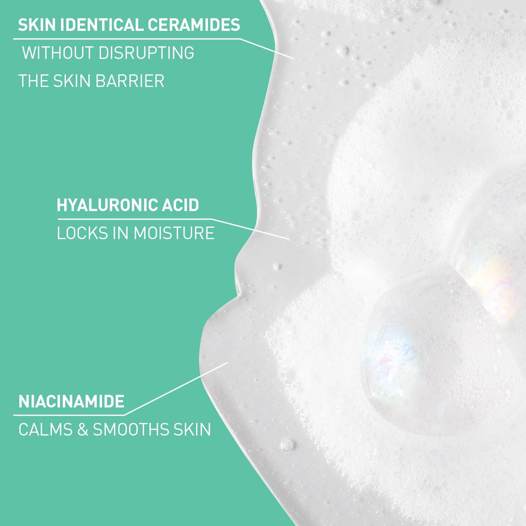 CeraVe Foaming Cleanser For Normal To Oily Skin (88ml) - Dermatologist-Developed Facewash | Non-Comedogenic And Fragrance-Free Cleansers For Acne-Prone Skin