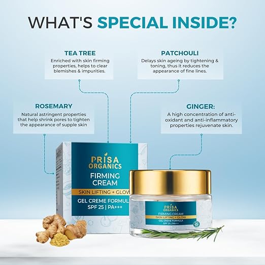 Prisa Organics Firming Cream - 50 ml
