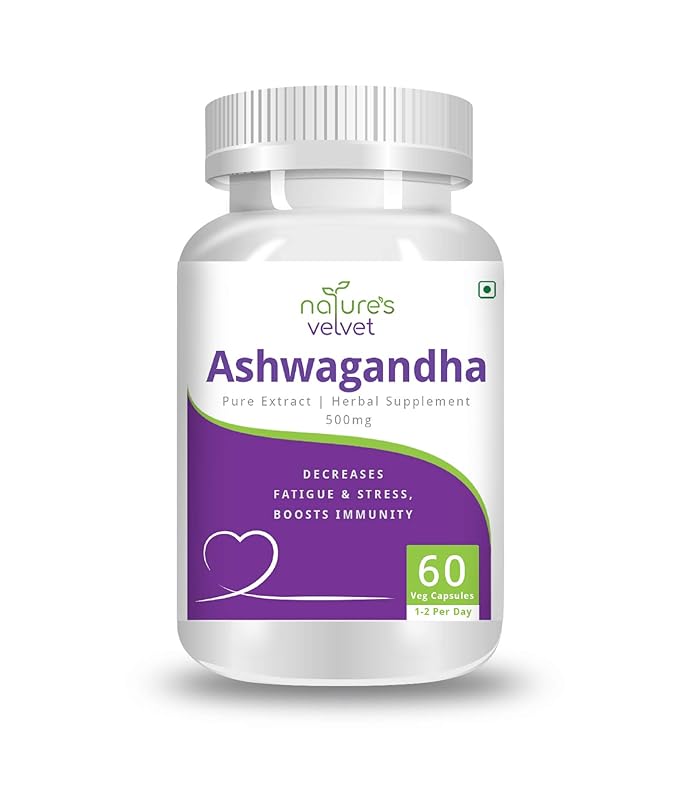 Natures Velvet Ashwagandha - 60 caps
