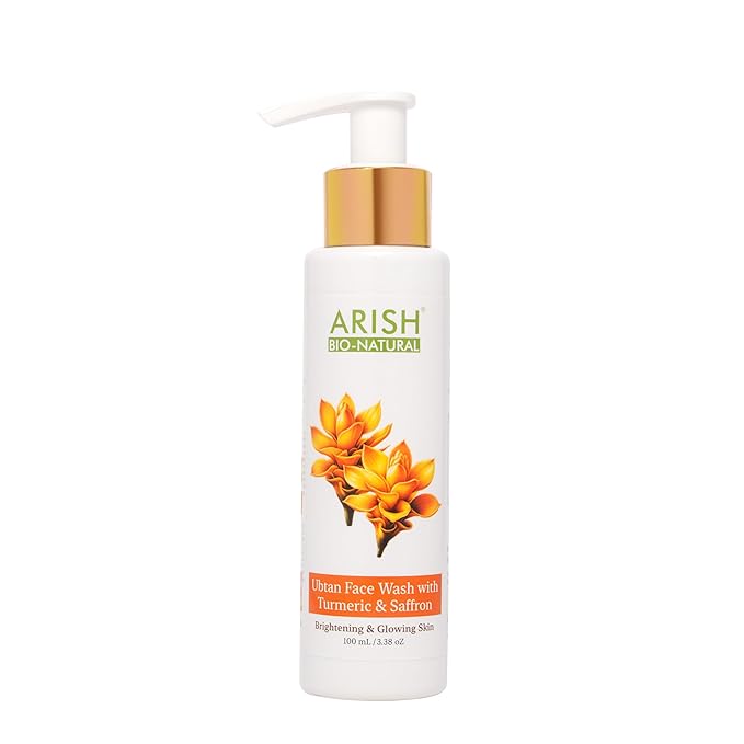 Arish Bio-natural Ubtan Face Wash for Deep Cleansing & Natural Glow - 100 Ml