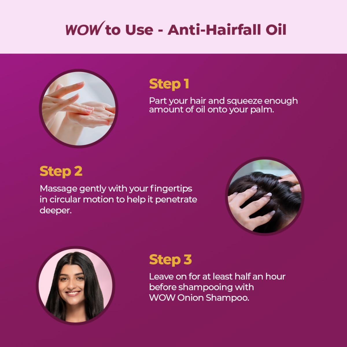 Wow Skin Science Onion & Collagen Anti-hairfall Hair Oil - 200 ml