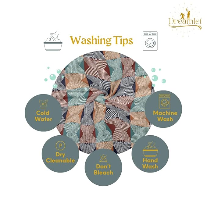 Dreamlet Bedsheet for Double Bed | 180tc Glace Cotton Bedsheet With 2 Pillow Covers | Orange