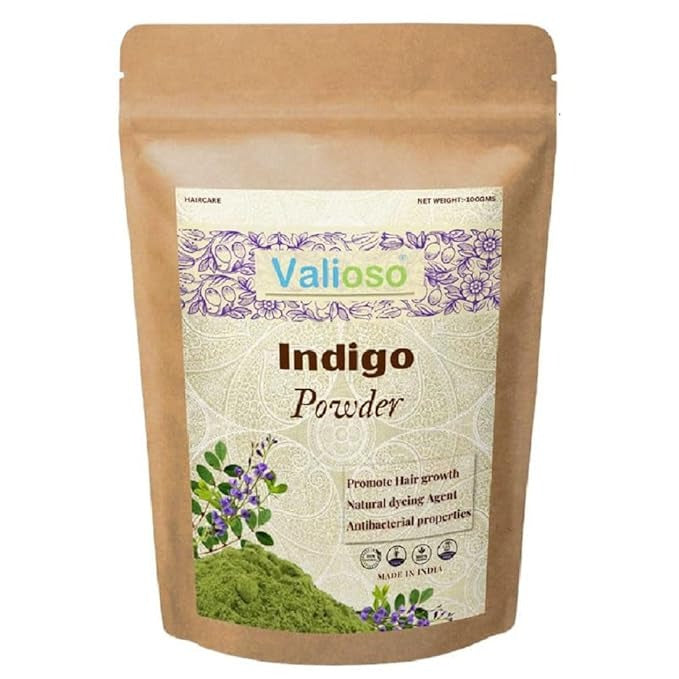Valioso Pure Indigo Powder For Natural Hair Color - 100 gms