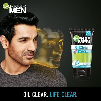 Garnier Men Oil Level Face Wash Pack of 2 - 150 gms