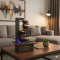 Alila Big Water Fall Fountain for Home Decor Living Room Table Top 23 inches 58cm