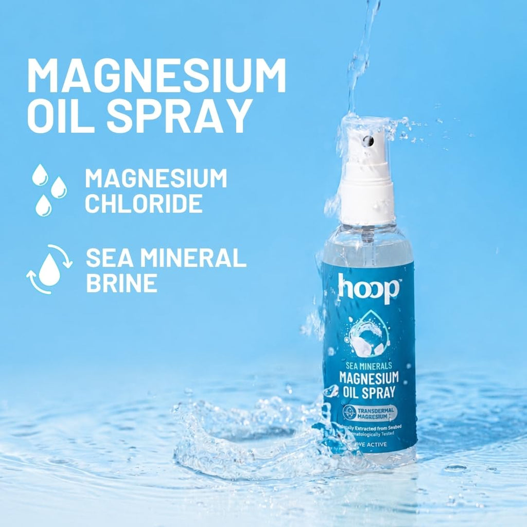 Hoop Magnesium Oil Spray | Topical Magnesium Chloride Spray | 100ml