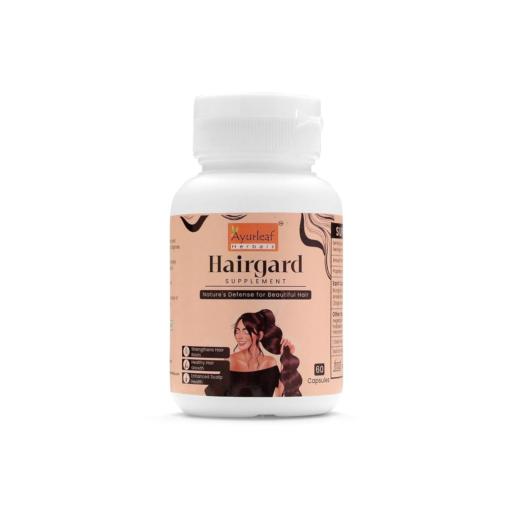 Ayurleaf Herbals - Hairgard Extract Blended Capsules 500 Mg 60 Veggie Capsules for Women