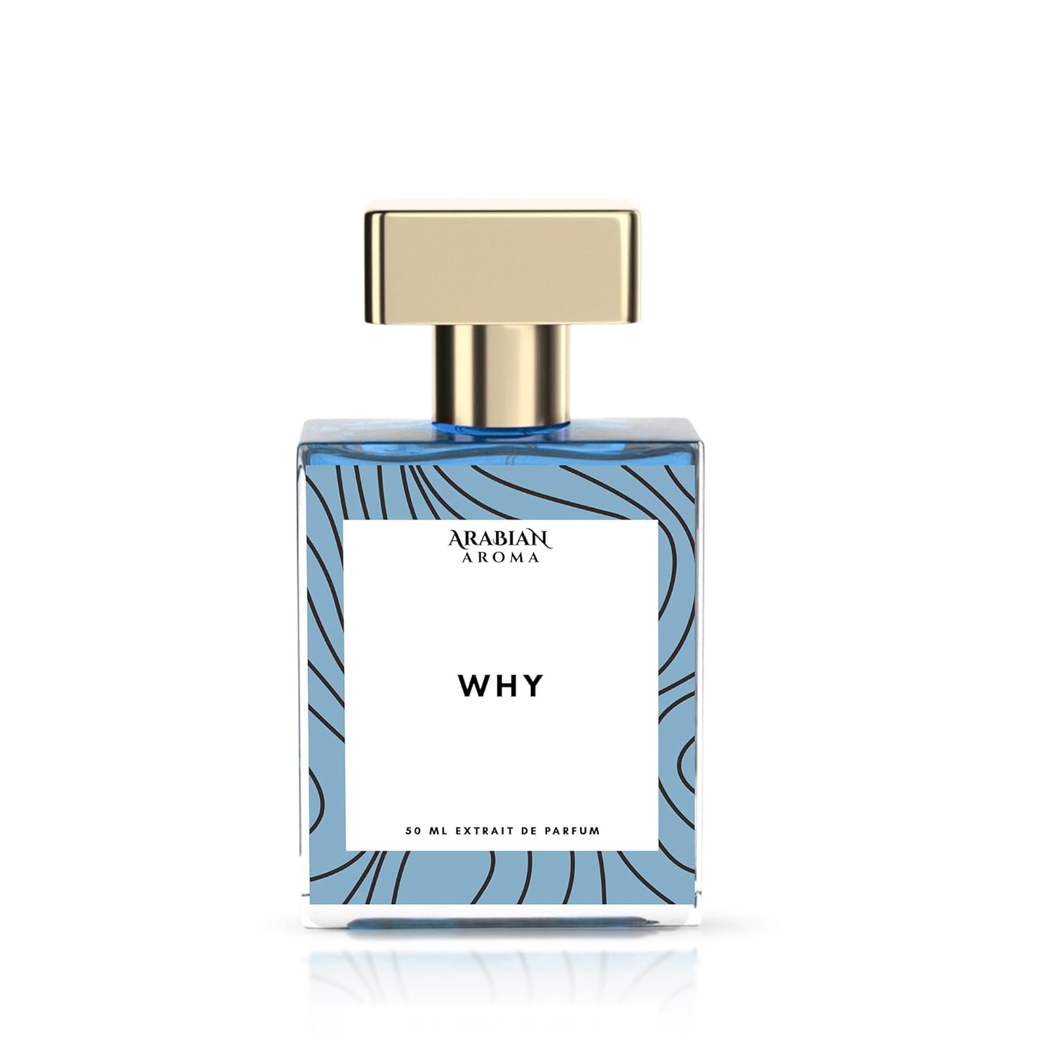 Arabian Aroma WHY Extrait De Parfum for Men | Bold & Fresh Long Lasting Fragrance | Modern Masculine Scent for Daily & Special Occasions | 50ml