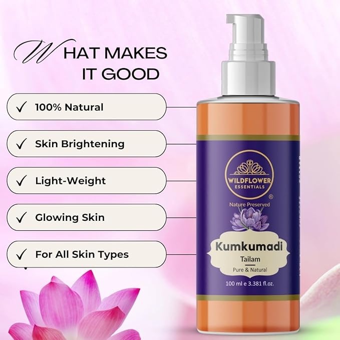 Wildflower Essentials Kumkumadi Tailam - 100 ml