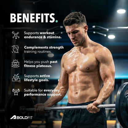Boldfit L-Arginine Supplement 1000mg with Nitric Oxide Arginine Supplement for Men & Women for Muscle Growth, Stamina, Recovery, Immune Booster & Energy - 60 Tablets