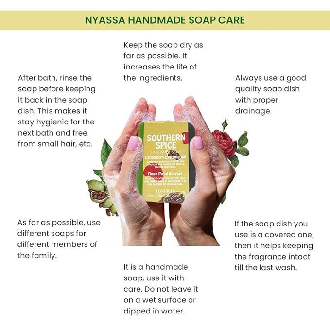 Nyassa Southern Spice Natural Bathing Handmade Soap - 150 Gms