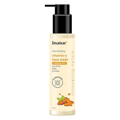 inatur Vitamin C Face Wash Cleanse Hydrate Glow - 100 ml
