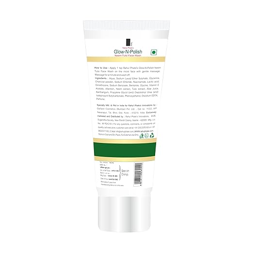 Rahul Phate's Research Product Glow-N-Shine Neem Tulsi Face Wash - 100 ml