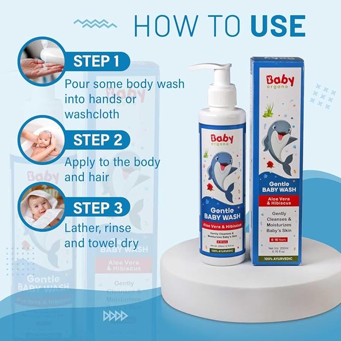 Babyorgano Baby Body Wash - 200 ml