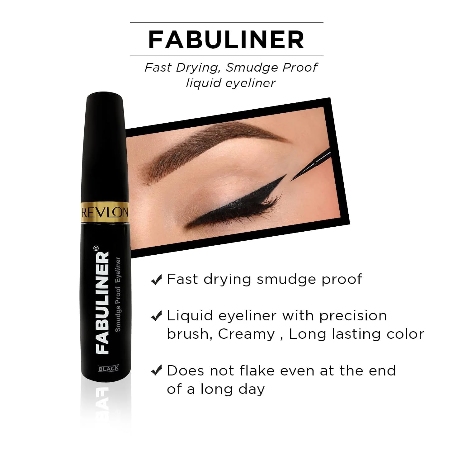REVLON FABULINER Eye Liner BLACK 9ML