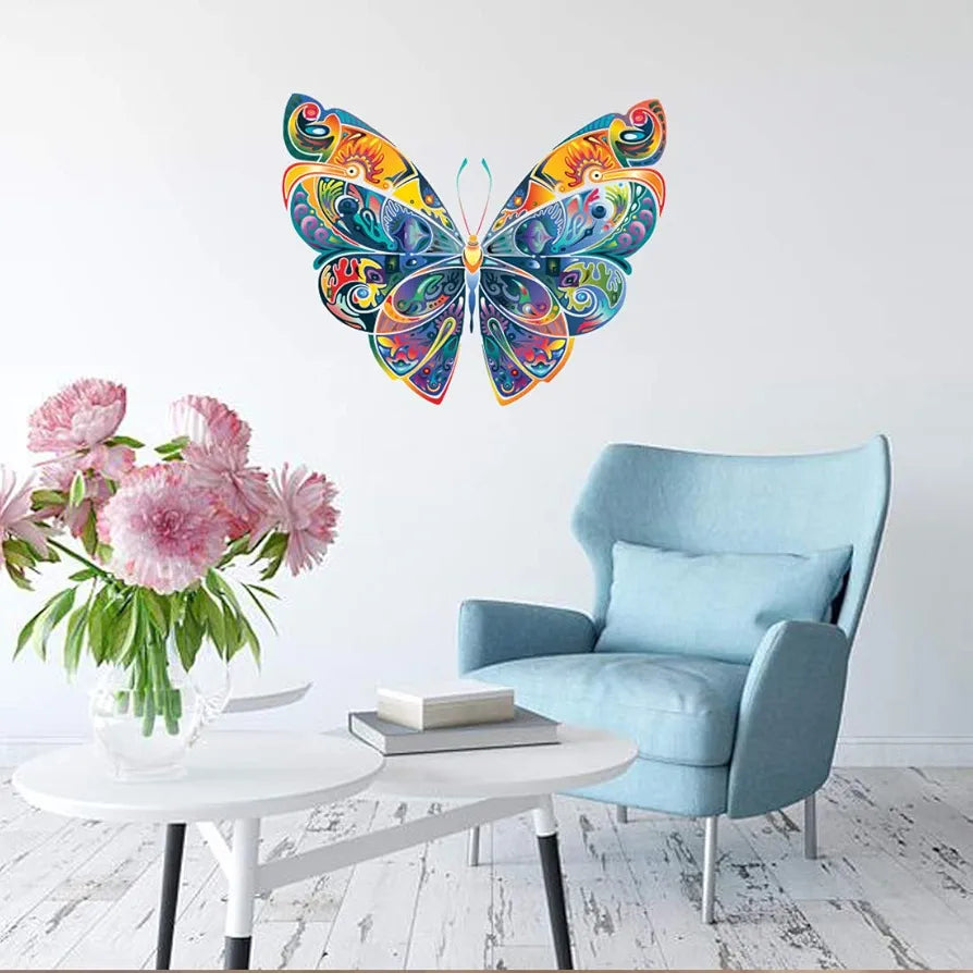 Rangoli White Glossy Vinyl Wall Sticker Premium Self-Adhesive Waterproof Parent-14 Design-8
