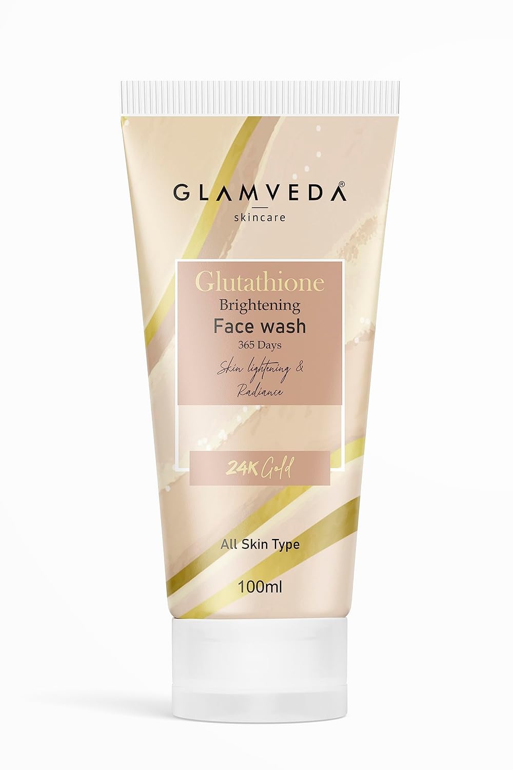 Glamveda Glutathione 24k Gold Face Wash - 100 ml