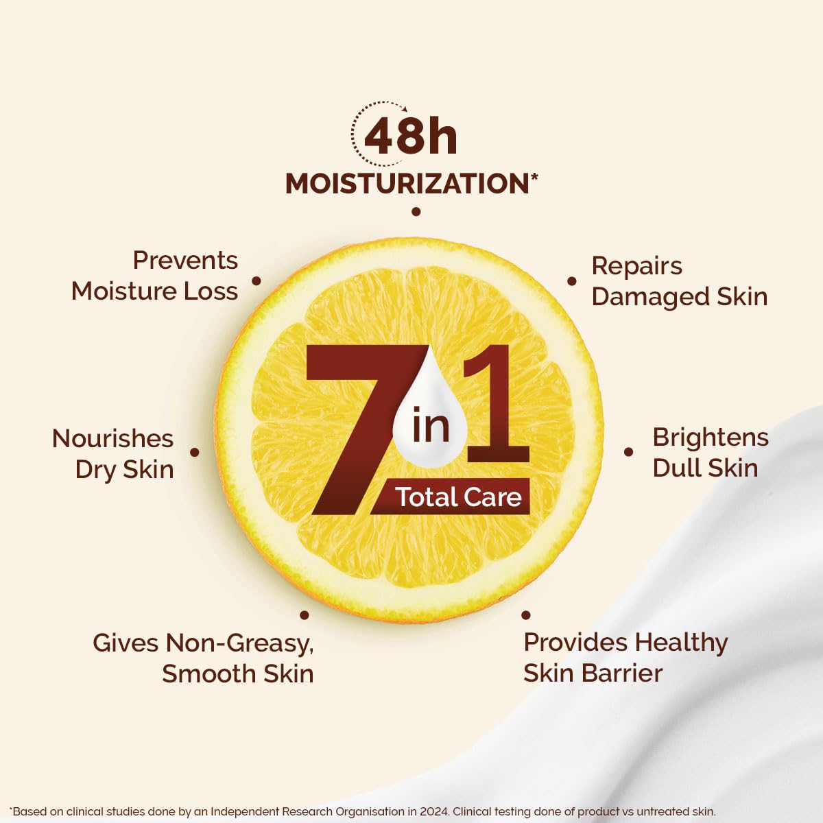 Mamaearth Vitamin C Daily Glow Body Lotion For Skin Brightening with Vitamin C & Honey - 100ml |Nourishes Dry Skin | 48 H Moisturization | 100% Natural Butter | Non-Greasy Smooth Skin | All Skin Types