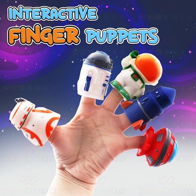 Wembley 5 Pcs Space Finger Puppet Toy for Kids