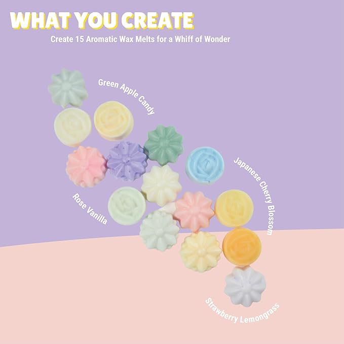 Kalakaram Aromatic Wax Melts Making Kit | Make 15 Wax Melts With This Kit | Diy Wax Melt Kit