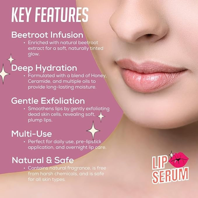 Bee & Beauty Moisturizing Lip Serum Roll On - 5 ml