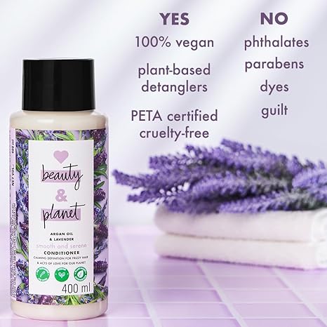 Love Beauty & Planet Argan Oil and Lavender Paraben Conditioner