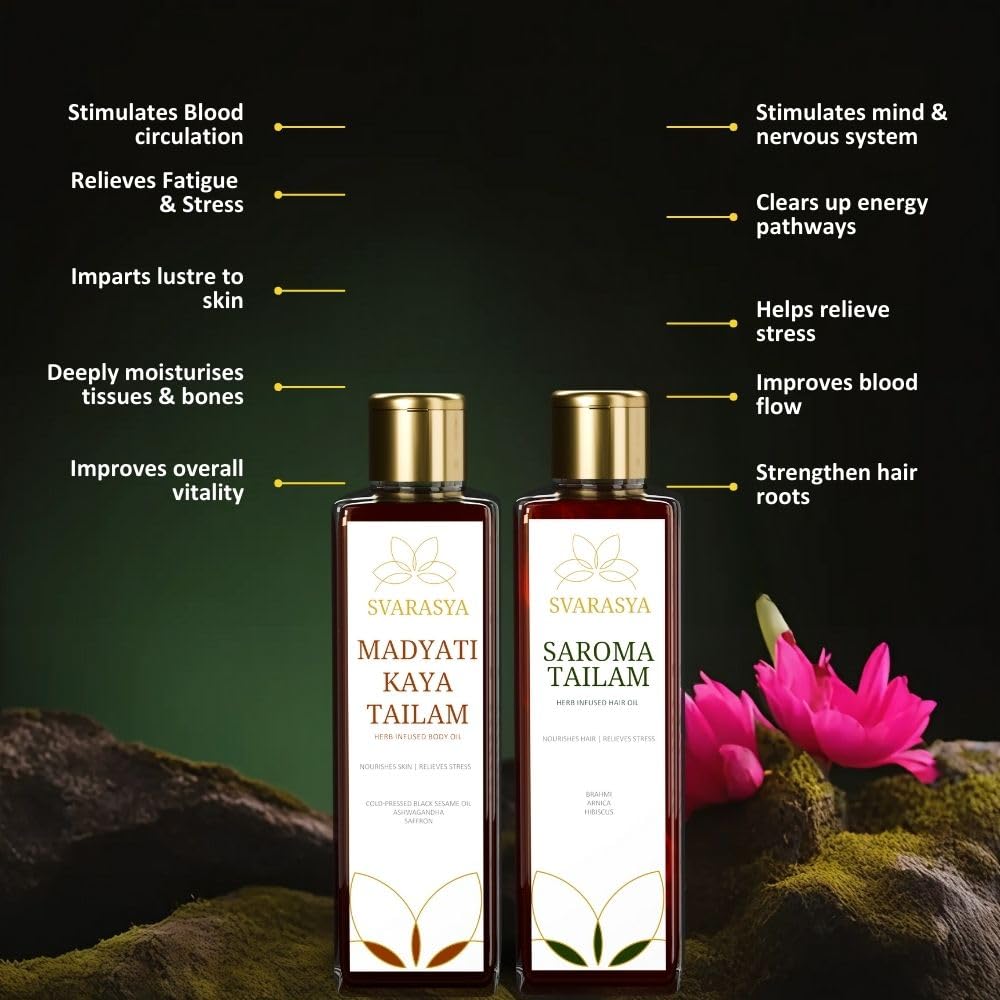 Svarasya Madyati Kaya Tailam - 100 ml (Pack of 2)