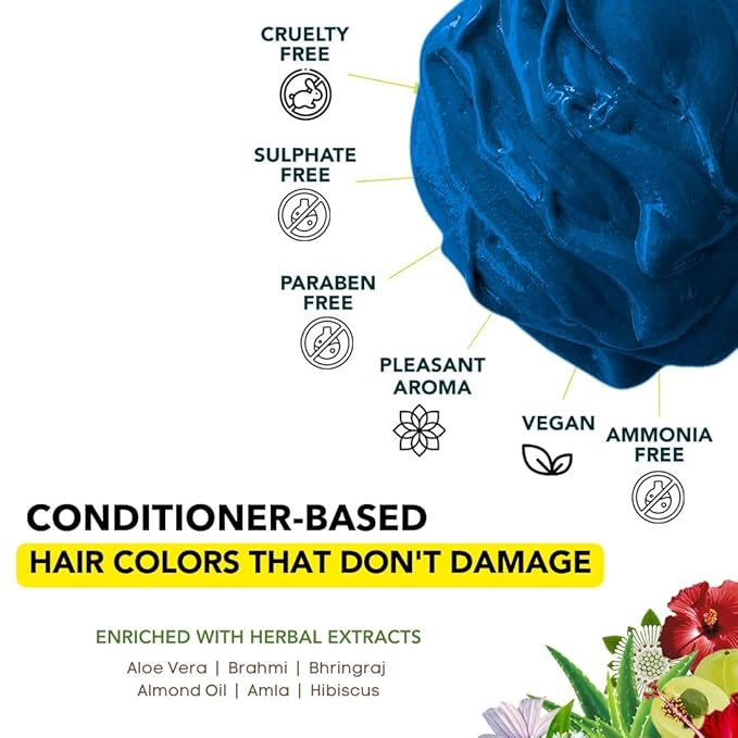 Paradyes Semi-permanent Superba Aqua Diy Conditioner Based Hair Colour - 120 Gms