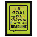 ArtX Paper Motivational Quotes Goal Wall Frame Art Painting