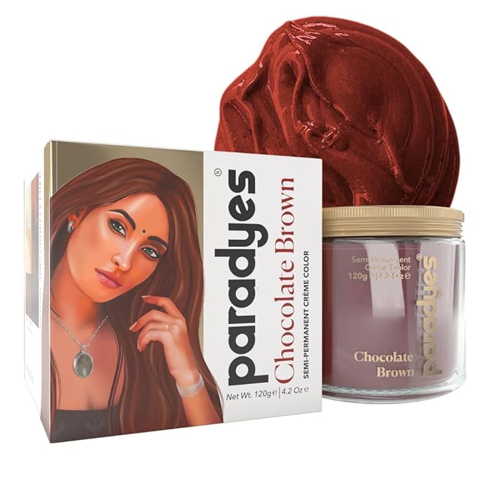 Paradyes Top-up Semi-permanent Chocolate Brown Diy Conditioner Based Hair Colour - 120 Gms