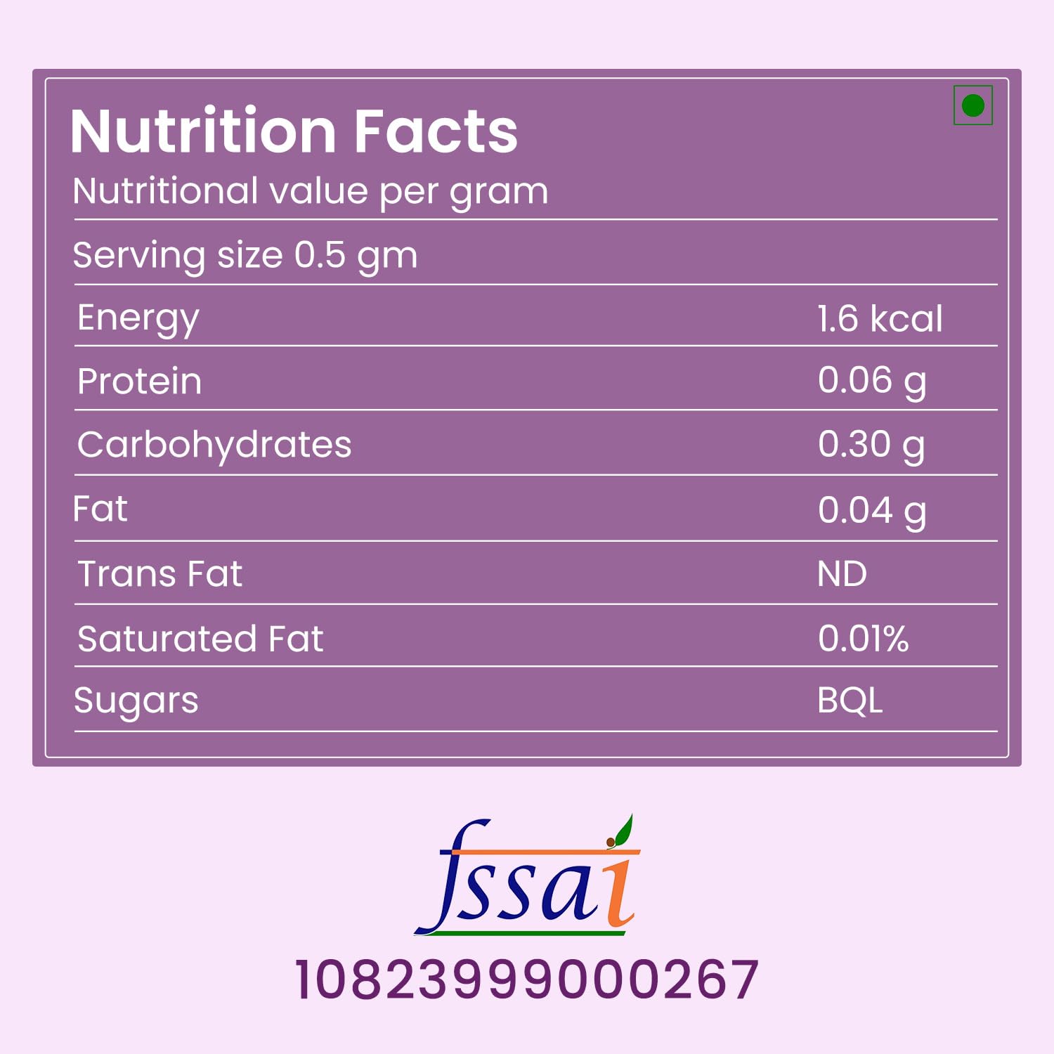 Herbal Max Original Kashmiri Mongra Saffron (A+++ Grade) | 100% Pure Natural & Untouched | Rich Aroma & Flavor for Pregnant Women, Biryani, Cooking, Beauty & Sweets | 0.5g