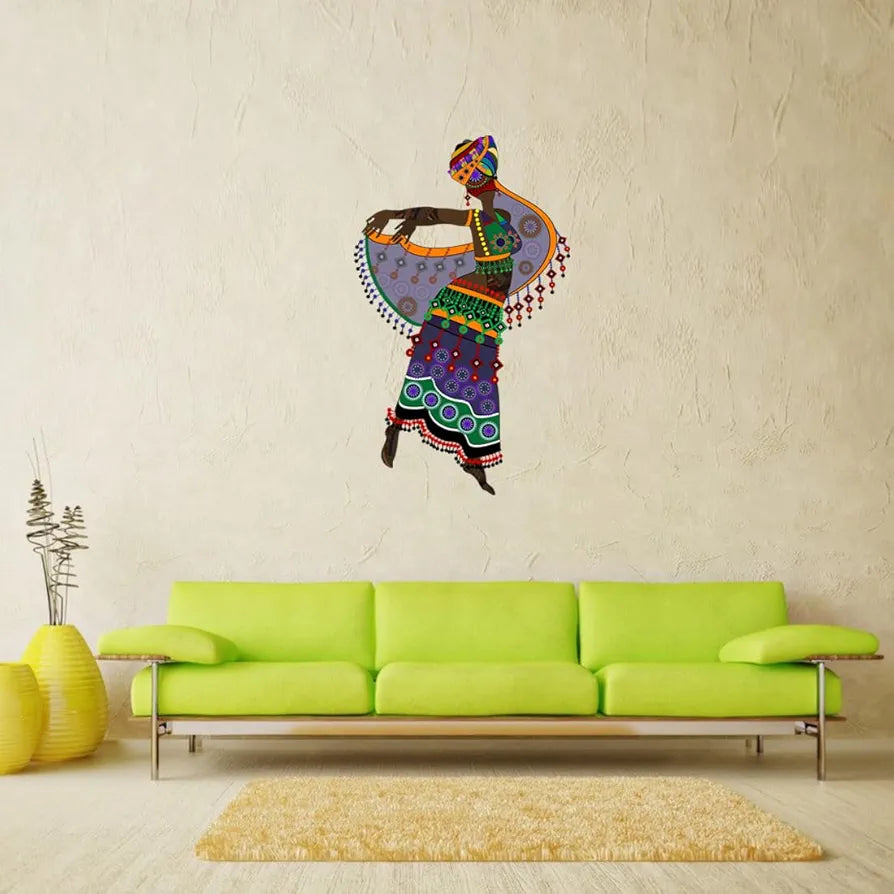 Rangoli Vinyl Wall Sticker Self-Adhesive Wall Decor Parent 5 Design-8