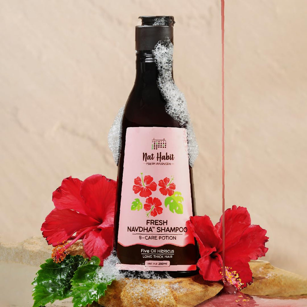 Nat Habit Navdha Hair Growth Natural Shampoo - 250 ml