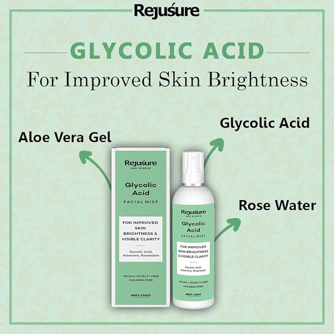 Rejusure Glycolic Acid Face Mist - 100 Ml