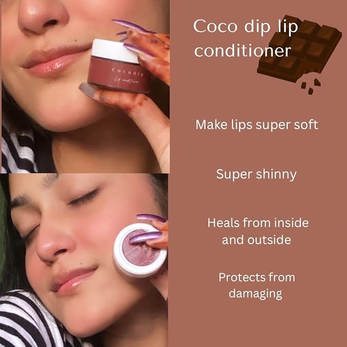 M&U Coco Dip Chocolate Lip Conditioner - 10 gms