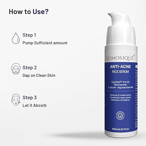 Lumosique Anti Acne Salicylic Acid Face Serum - 30 ml