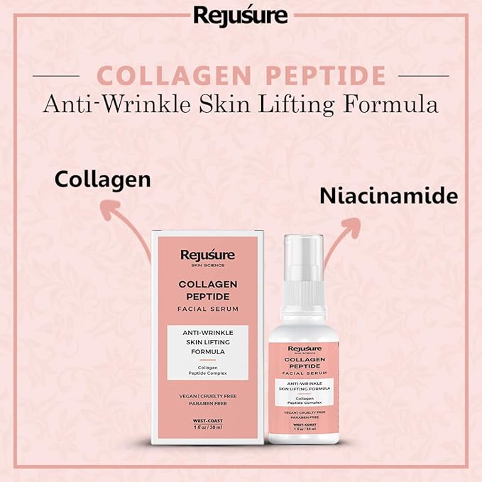 Rejusure Collagen Peptide Face Serum - 30 Ml | Pack of 2