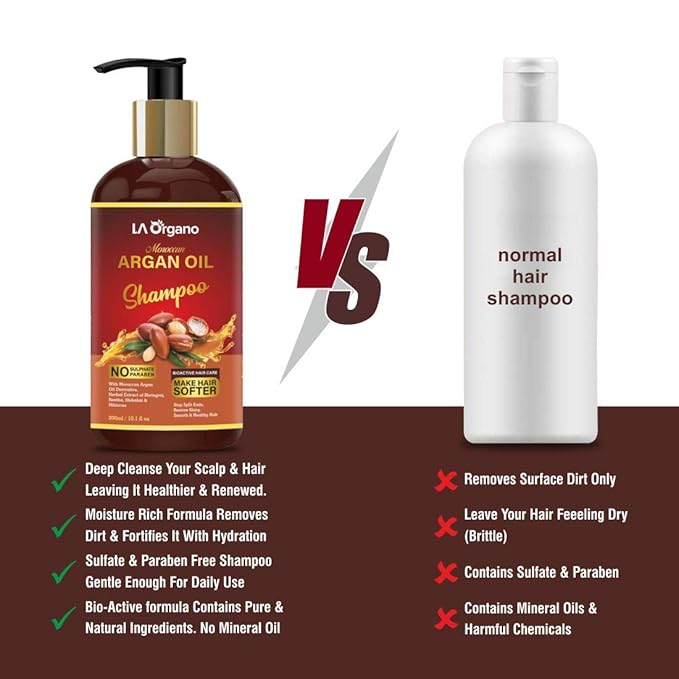 La Organo Moroccan Argan Hair Shampoo - 300 Ml