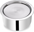 Attil Triply Stainless Steel Tope With Lid, Induction Base Tope Capacity 2.5 Litres Patila With Stainless Steel Lid
