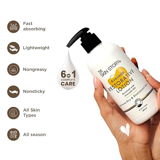 The Skin Story Avocado Restorative Body Lotion for Dry Skin - 280 ml