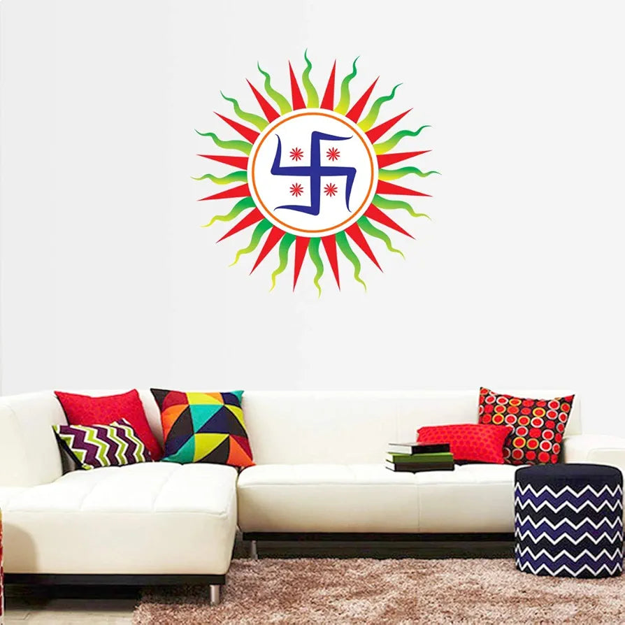 Rangoli Vinyl Wall Sticker Self-Adhesive Wall Decor Parent 5 Design-20