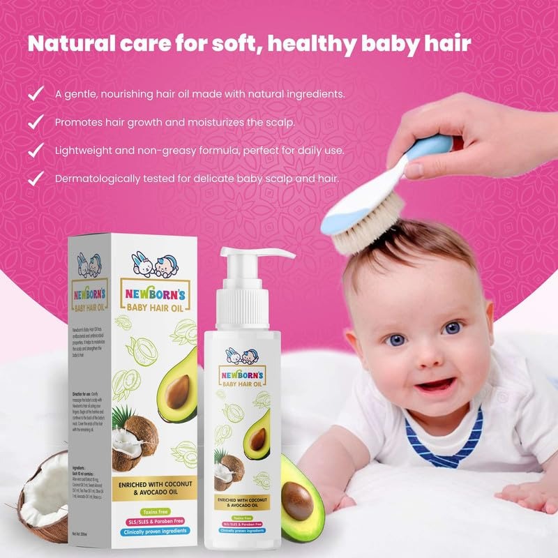 Newborn’s Nourishing Baby Hair Oil - 100 ml