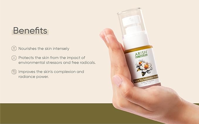 Arish Bio-natural Green Tea Anti Oxidant Serum - 30 Ml